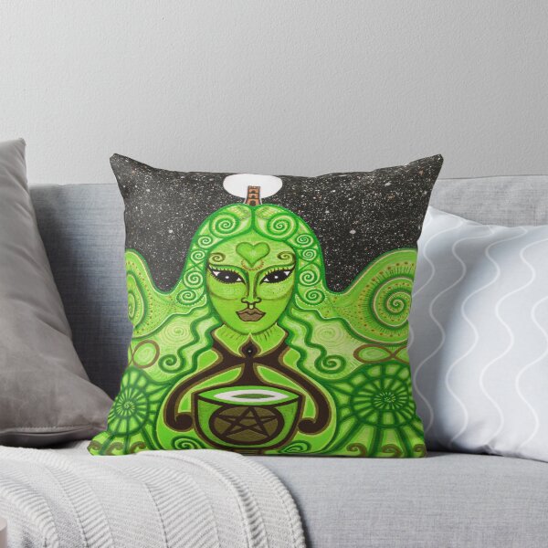 Spirit of The Tor Throw Pillow