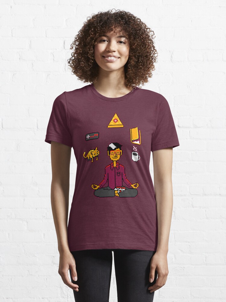 Essential T-Shirt, Meditation Games Coffee and Books designed and sold by tobiasfonseca