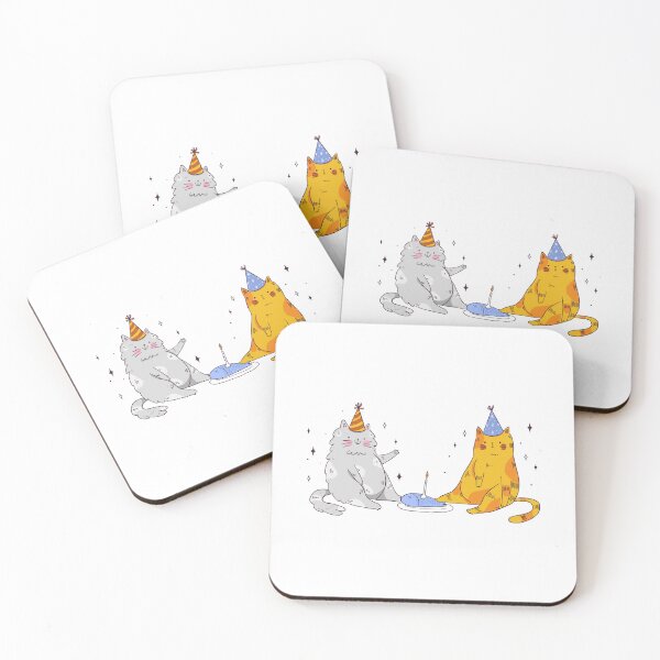 Item preview, Happy Birthday Cat designed and sold by Yasaart.