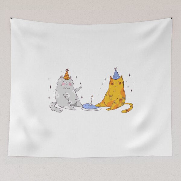 Item preview, Happy Birthday Cat designed and sold by Yasaart.