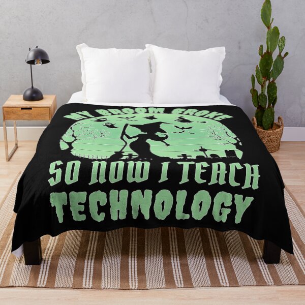 Item preview, My Broom Broke So Now I Teach Technology Teacher designed and sold by Nealdges.