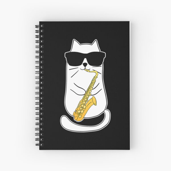 Item preview, Saxophone Cat Musician Jazz Music Lover designed and sold by Abaddon-art.