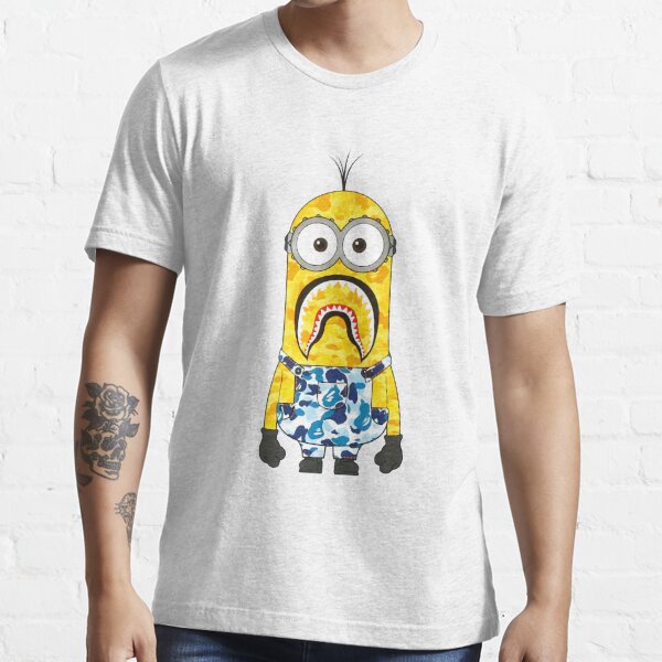 Bape Bape x Minions Camo Minion Tee White_01