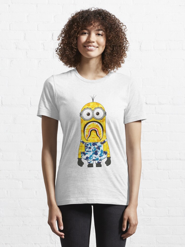 Bape Bape x Minions Camo Minion Tee White_01