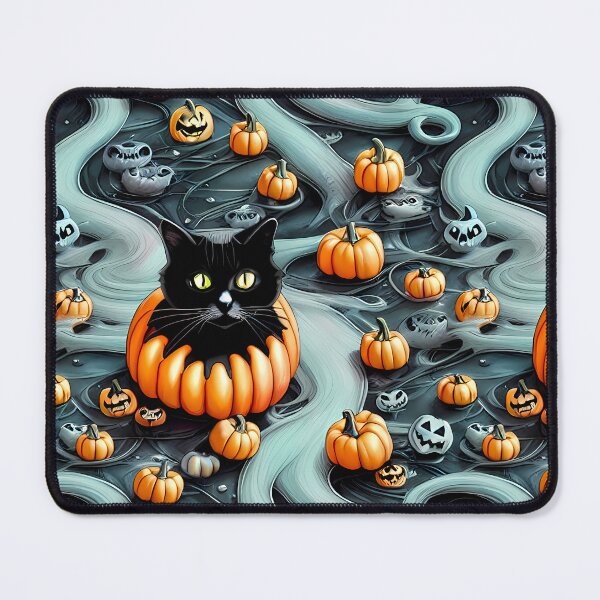 Item preview, Black Cat Halloween Pumpkin designed and sold by Zemracreative.