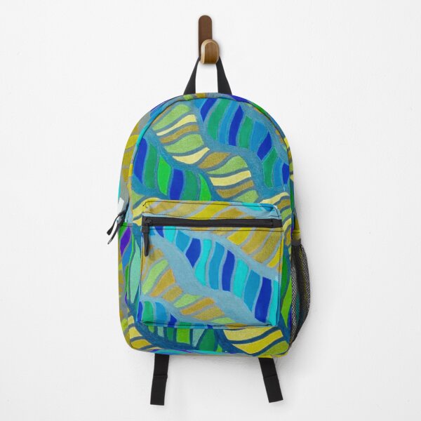Item preview, Waves of Blue, Yellow & Green designed and sold by Sarah Kurdila.