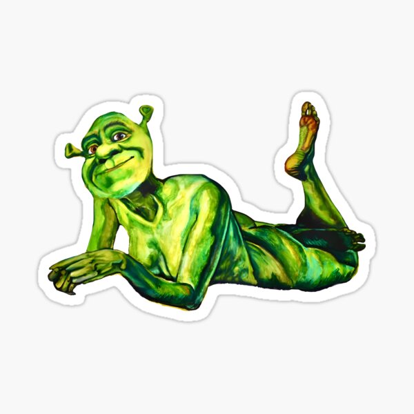 Sexy Shrek Sticker For Sale By Rosmarforster Redbubble