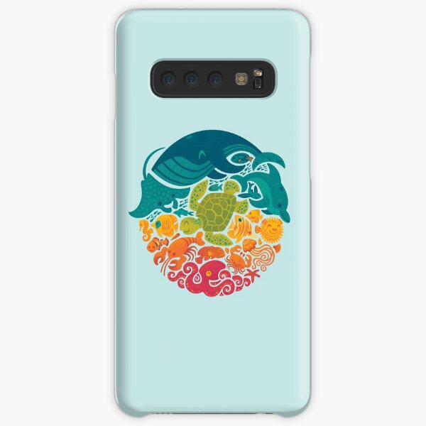 Aquatic Rainbow (light blue) Samsung Galaxy Snap Case