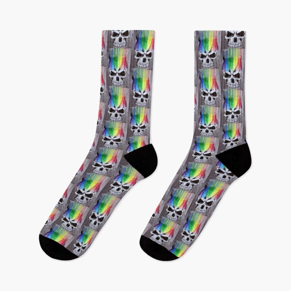 Item preview, Rainbow skull designed and sold by mkfloriomanning.