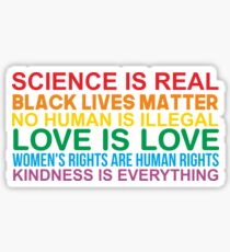 Human Rights & World Truths Sticker