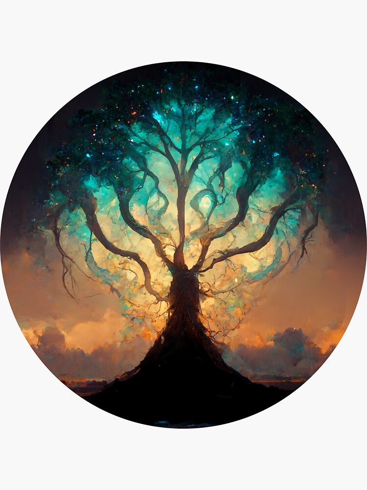 WISE MYSTICAL TREE - Mystical - Sticker