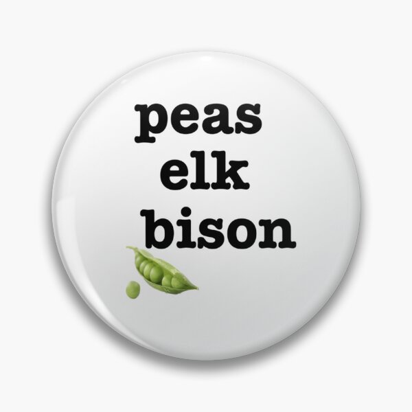 Item preview, peas elk bison   designed and sold by GeekdMadnessd.