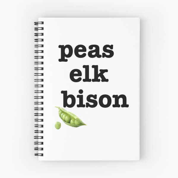 Item preview, peas elk bison   designed and sold by GeekdMadnessd.