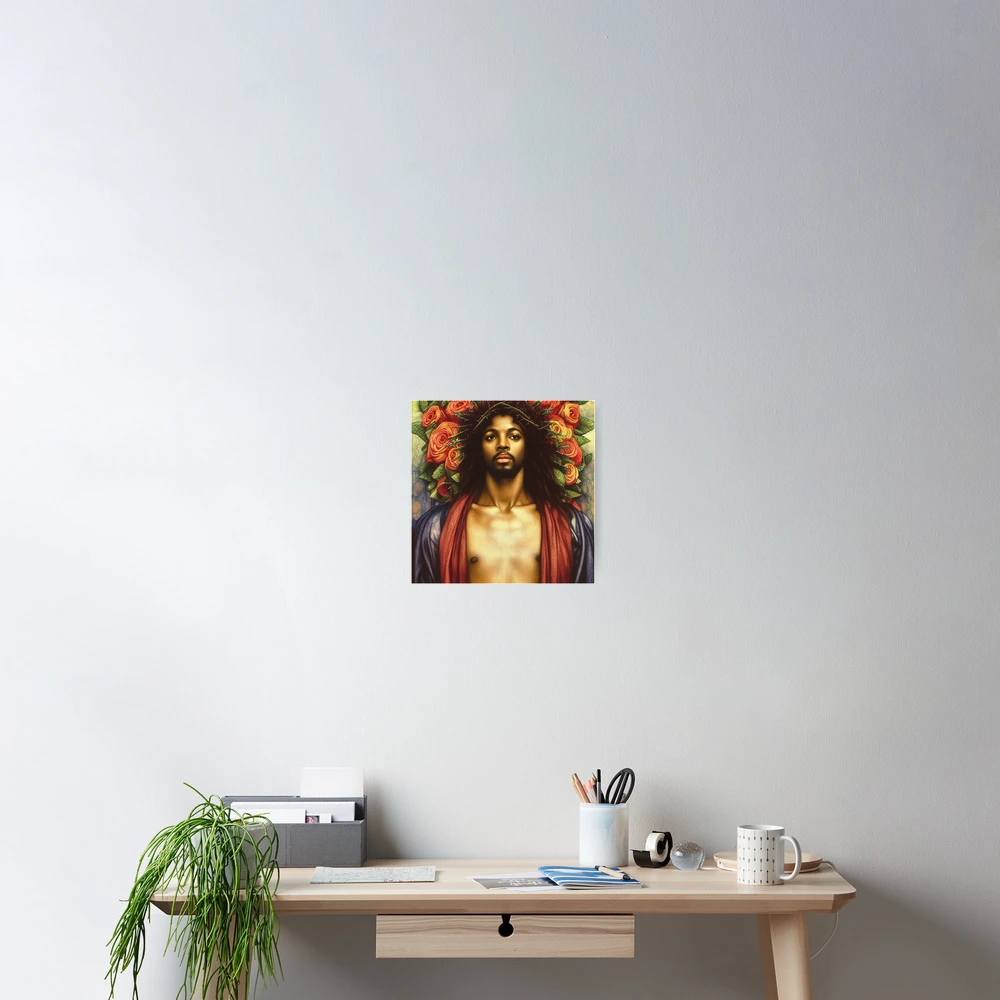 Black Jesus Christ Original Digital Art Design