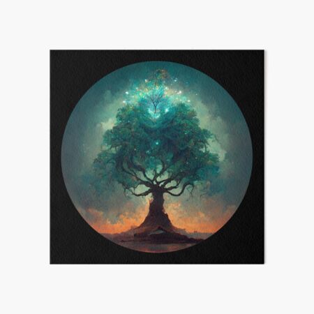 Wise Mystical Tree AI generator Poster for Sale by GraymanShop