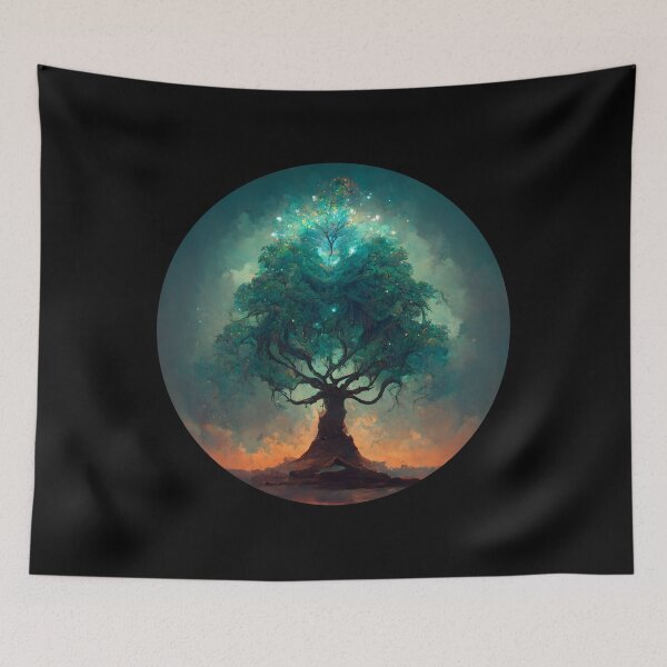 Item preview, Wise Mystical Tree AI generator designed and sold by GraymanShop.