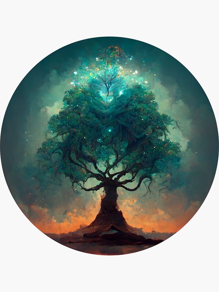 Wise Mystical Tree AI generator Poster for Sale by GraymanShop