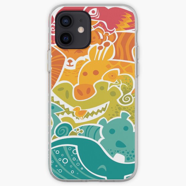 Animal Rainbow iPhone Soft Case