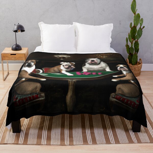 Item preview, Bulldogs Playing Poker designed and sold by jamie Omahen.