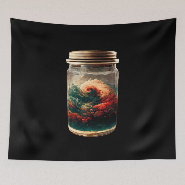 Item preview, Hurricane in Jar AI generator designed and sold by GraymanShop.