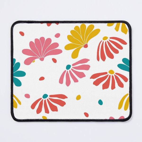 Item preview, Abstract seamless repeat floral texture pattern design with punchy colors of spring designed and sold by DesignsByMadiha.
