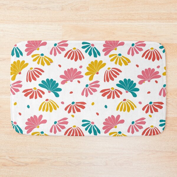 Item preview, Abstract seamless repeat floral texture pattern design with punchy colors of spring designed and sold by DesignsByMadiha.
