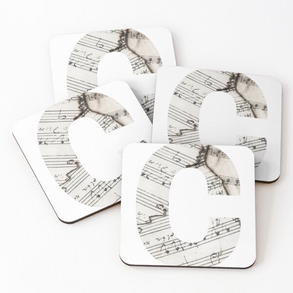 Item preview, Sheet Music Alphabet Letter 'C' designed and sold by AJGDesignsByAsh.