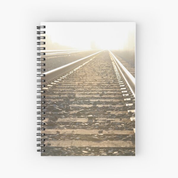 Ghost Train. Tracks to Nowhere Spiral Notebook