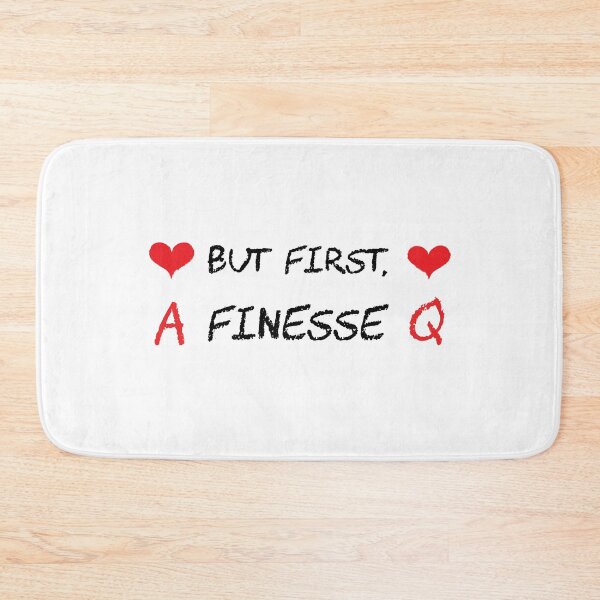 Item preview, But first, finesse - for duplicate bridge players. designed and sold by Peter Orum.