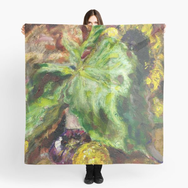 Sunflower & Lemon Still Life Scarf