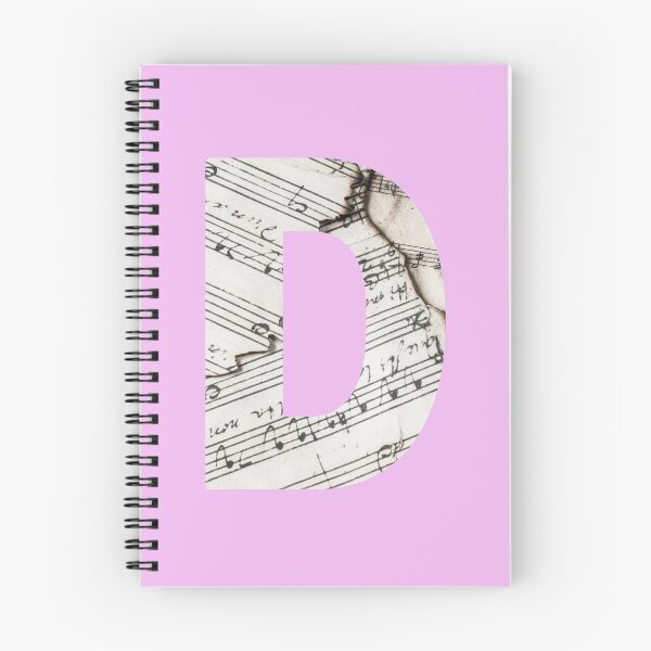 Item preview, Sheet Music Alphabet Letter 'D' designed and sold by AJGDesignsByAsh.