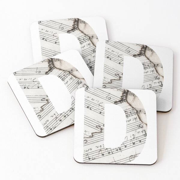 Item preview, Sheet Music Alphabet Letter 'D' designed and sold by AJGDesignsByAsh.