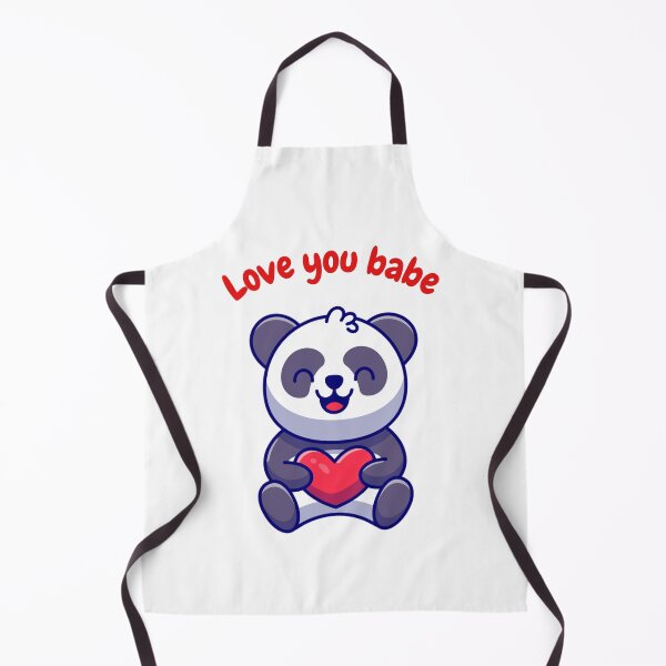 Item preview, Cute cartoon panda.love you babe designed and sold by Fufustyle.