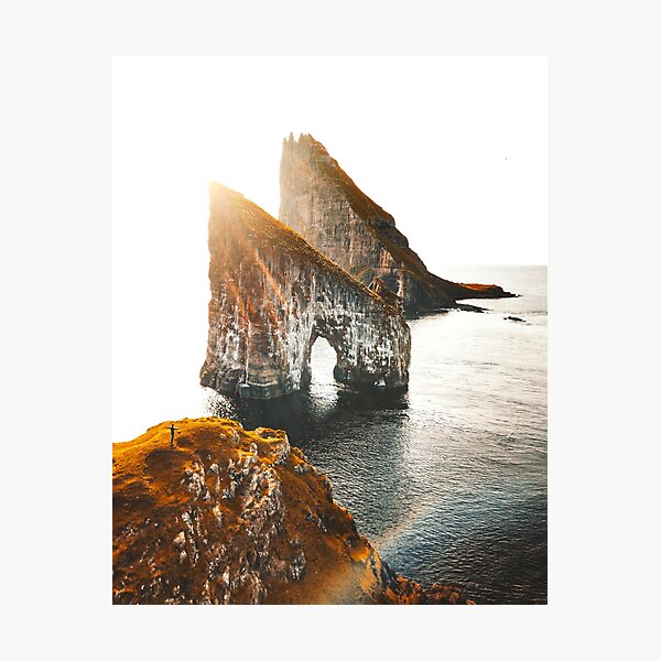 view of Faroe islands Photographic Print