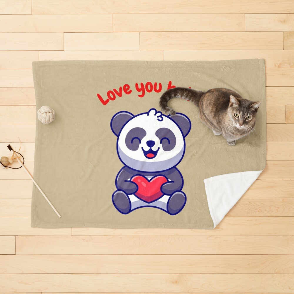 Cute cartoon panda.love you babe Poster for Sale by Fufustyle