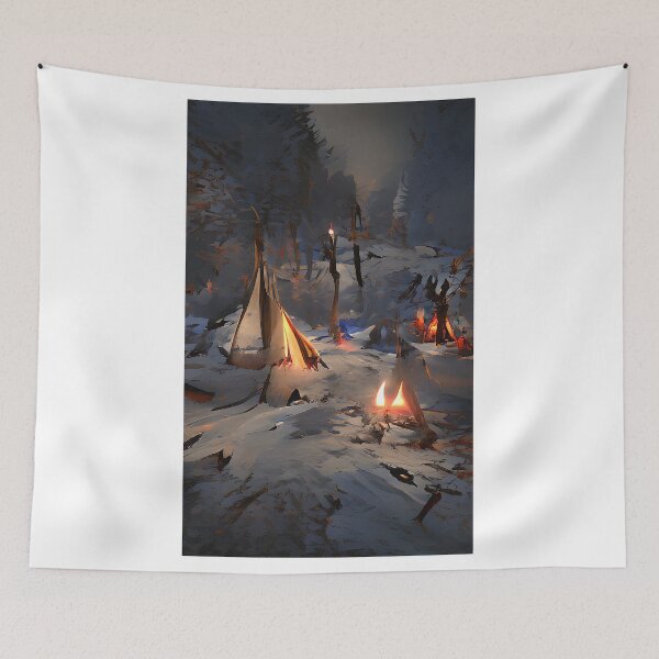 Item preview, Native American outpost designed and sold by zorropriest.