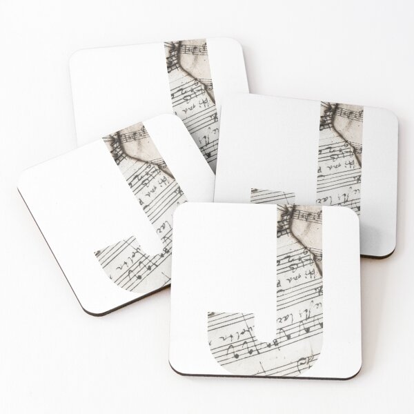 Item preview, Sheet Music Alphabet Letter 'J' designed and sold by AJGDesignsByAsh.