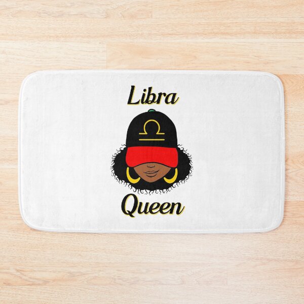 Item preview, Libra Queen Ebony Women In Cap Zodiac designed and sold by R&BApparel.