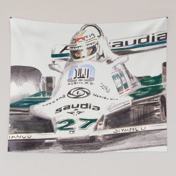 Item preview, 'Jonesy' 1980 F1 World Champion designed and sold by Rallyist.Art Merchandise.