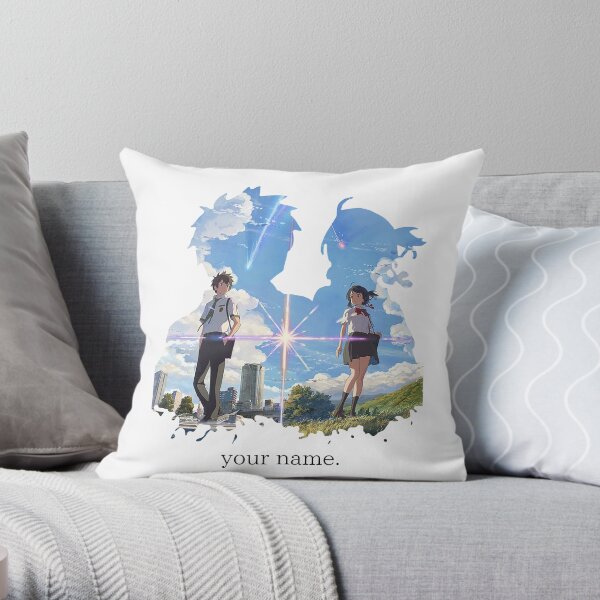 Kimi no na wa your name. Throw Pillow