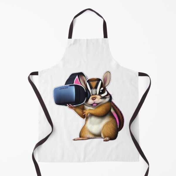 Item preview, Cute Chipmunk Curious about VR Headset designed and sold by Digital-Davinci.