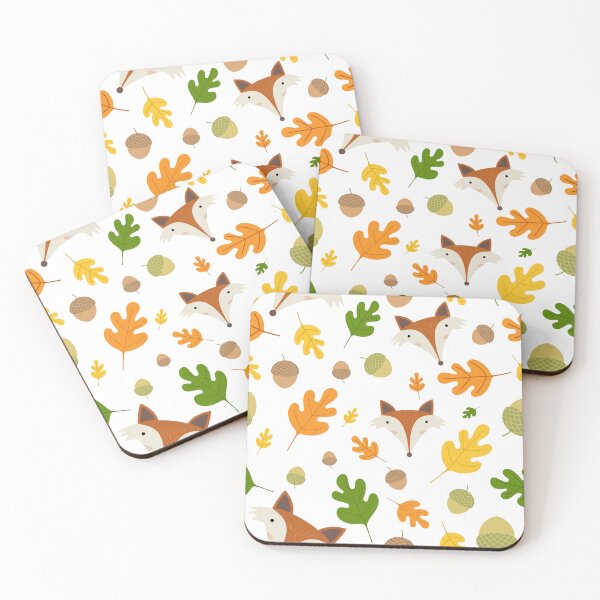 Item preview, Fox leaves and pine cones designed and sold by tanakax3.