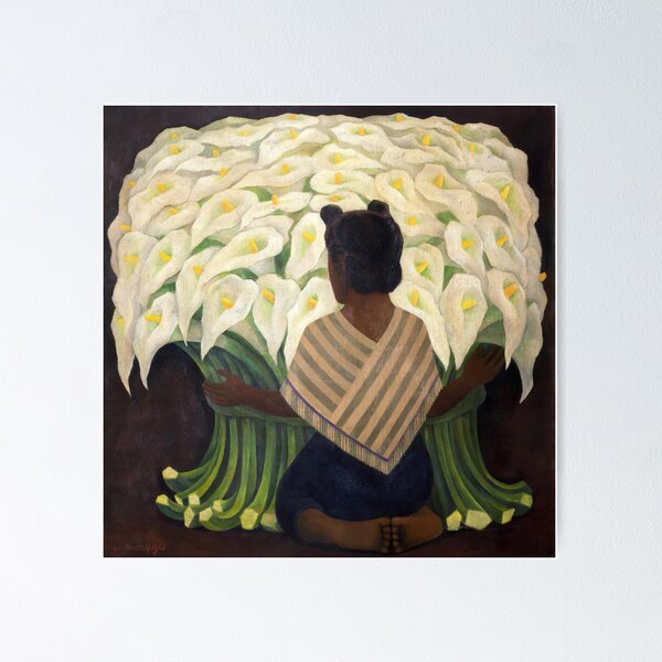 Item preview, Woman With Calla Lillies designed and sold by MoodysGrey.