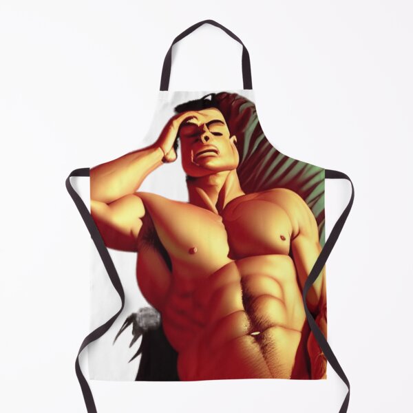 Item preview, sleeping hunk-green pillow designed and sold by zheworkstudio.