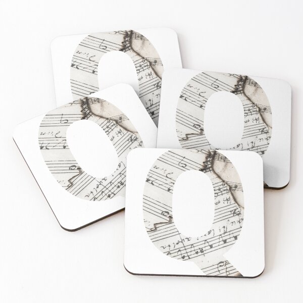 Item preview, Sheet Music Alphabet Letter 'Q' designed and sold by AJGDesignsByAsh.
