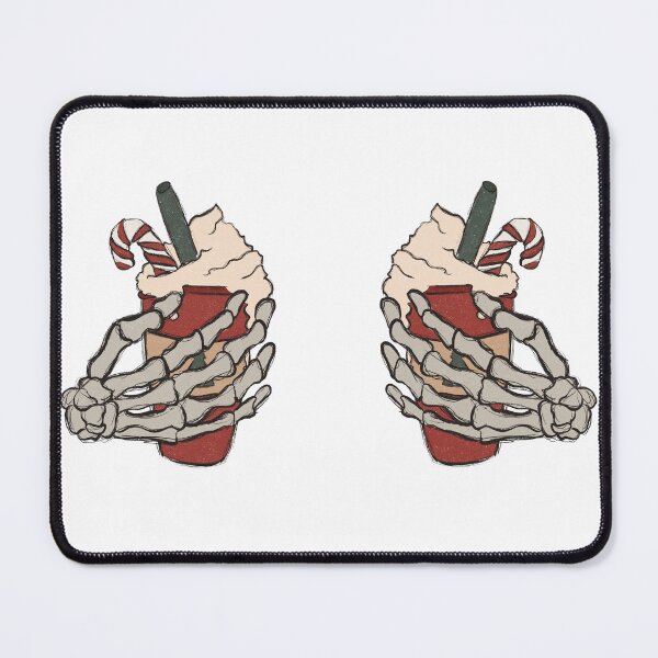 Item preview, skeleton hand boob coffee christmas designed and sold by hieuhieustore.