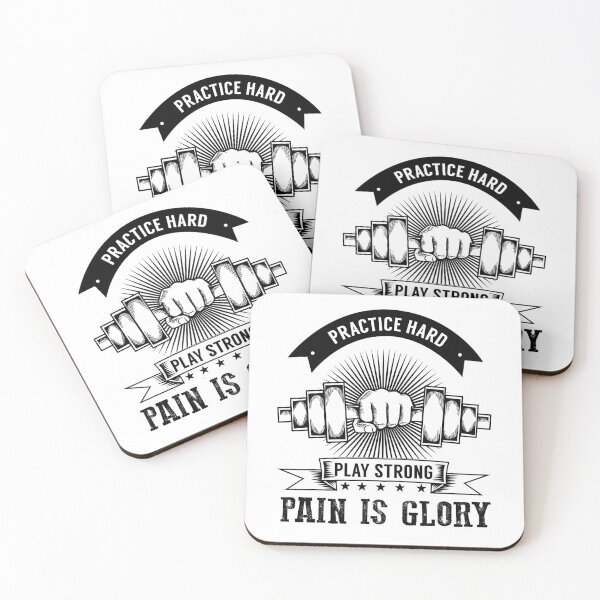 Item preview, Practice Hard Play Strong Pain Is Glory designed and sold by FanityPrints.