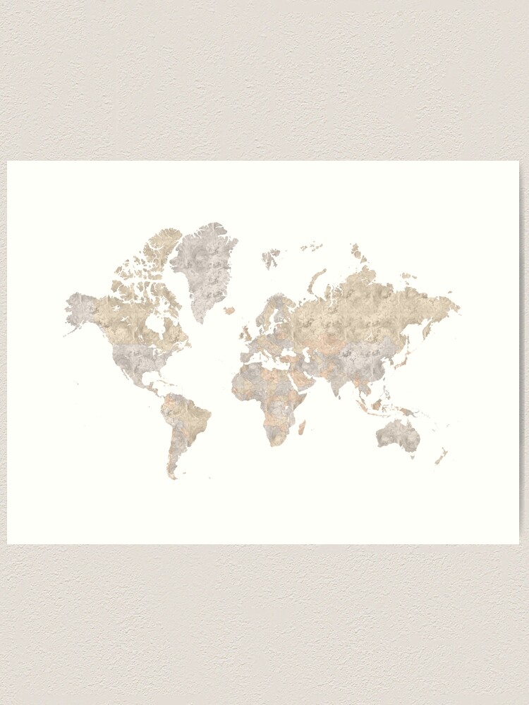 Póster for Sale con la obra «Nuestro viaje comienza: mapa mundial para el  mapa con chinchetas de bricolaje, Tatiana» de blursbyai