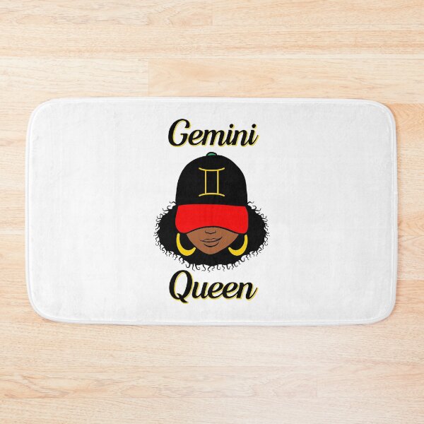 Item preview, Gemini Queen Ebony Women In Cap Zodiac designed and sold by R&BApparel.