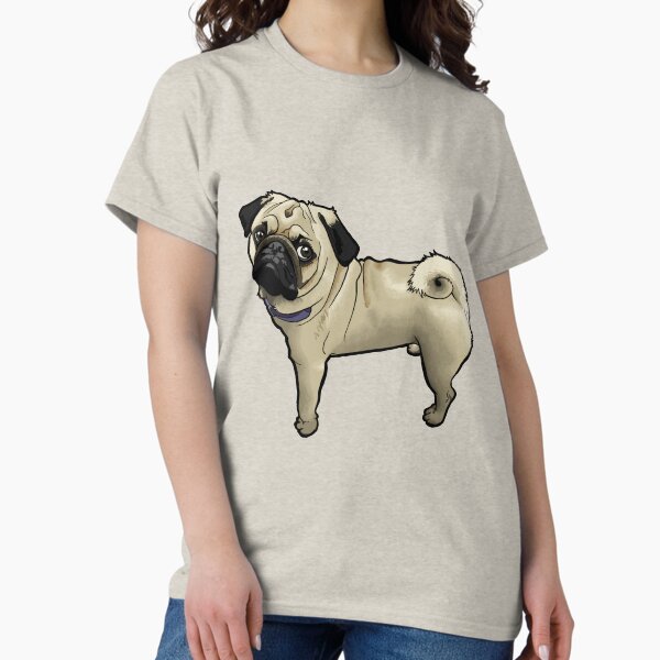 Standing Pug Classic T-Shirt